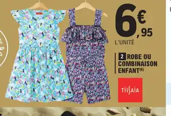 E.Leclerc 2 ROBE OU COMBINAISON ENFANT (6) offre