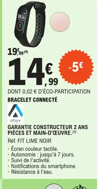 DONT 0,02 ⏠D'ĂCO-PARTICIPATION BRACELET CONNECTĂ