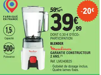 E.Leclerc BLENDER offre