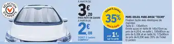 E.Leclerc PARE-SOLEIL PARE-BRISE "TECH9" Fixation facile avec élastiques de maintien offre