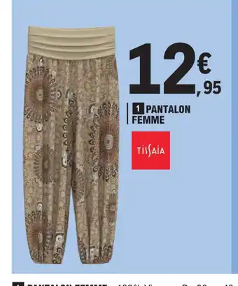 E.Leclerc 1 PANTALON FEMME offre