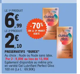 E.Leclerc PRESERVATIFS "DUREX" offre