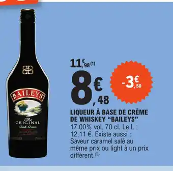 E.Leclerc LIQUEUR À BASE DE CRÈME DE WHISKEY "BAILEYS" offre