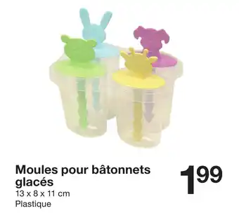 Zeeman Moules pour bâtonnets glacés offre