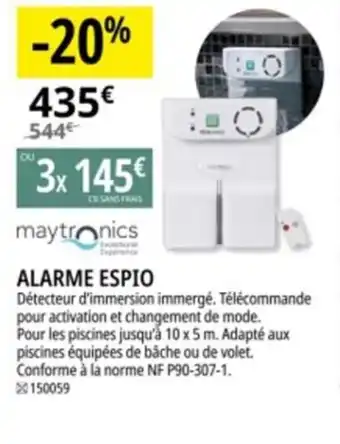 Irrijardin ALARME ESPIO offre