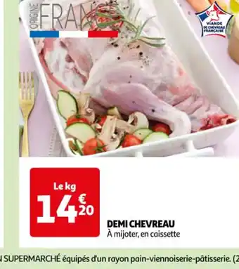 DEMI CHEVREAU À mijoter, en caissette