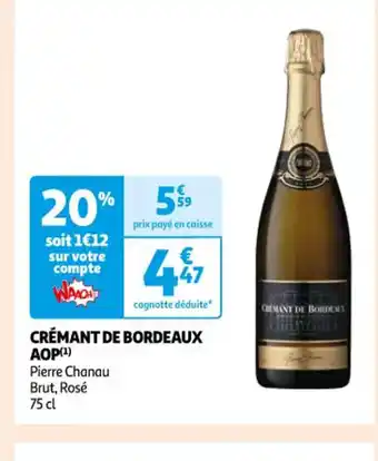Auchan Supermarché CRÉMANT DE BORDEAUX AOP(¹) offre