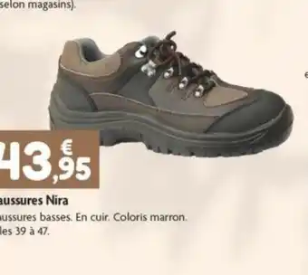 Point Vert Chaussures Nira offre