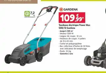 Point Vert Tondeuse électrique Power Max offre