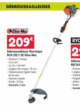 Point Vert Débroussailleuse thermique offre