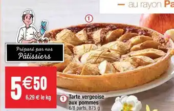 Cora x Carrefour Tarte Vergeoise Aux Pommes offre