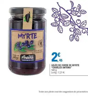 E.Leclerc Gelée De Corse De Myrte offre