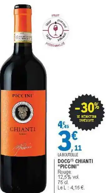 E.Leclerc Docg Chianti offre