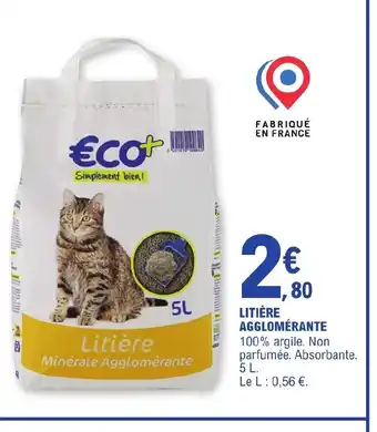 E.Leclerc LITIÈRE AGGLOMÉRANTE offre