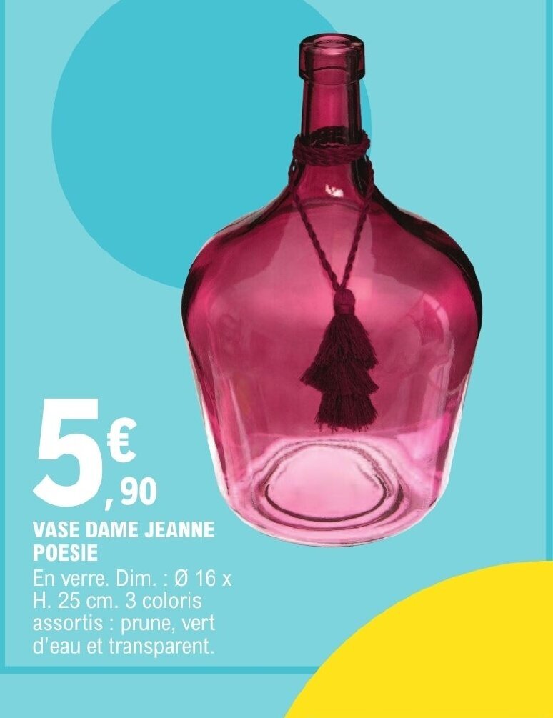 Promo VASE DAME JEANNE chez E.Leclerc
