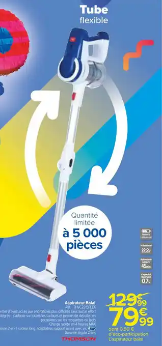 Carrefour Market Aspirateur Balai Réf. : THVC2315FLEX offre