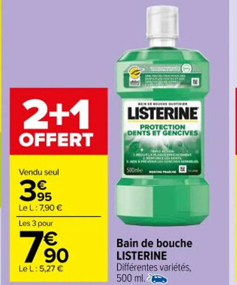 Carrefour Market Bain de bouche LISTERINE offre