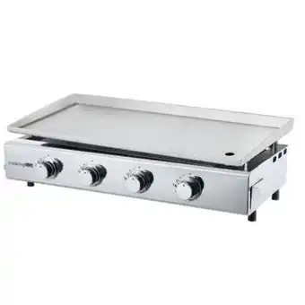 Rue du commerce Plancha a gaz - 4 feux - brasilia - tout inox - surface cuisson - xxl - 84 x 34(...) offre