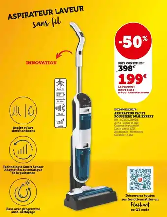 Super U ASPIRATEUR EAU ET POUSSIÈRE DUAL offre