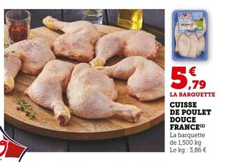 Super U CUISSE DE POULET DOUCE FRANCE(¹) offre