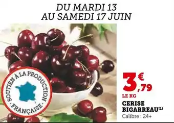 Super U CERISE BIGARREAU(¹) offre