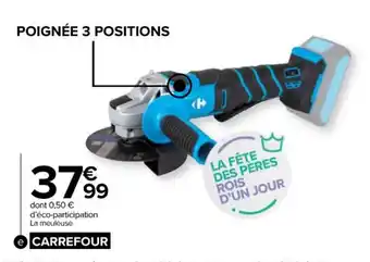 Carrefour Market Meuleuse 20V sans batterie CARREFOUR offre