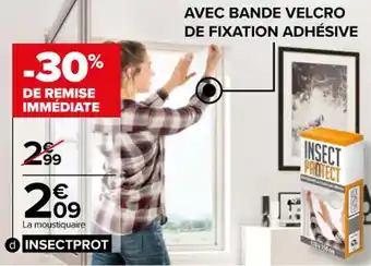 Carrefour Market Moustiquaire auto agrippant 130x150cm offre