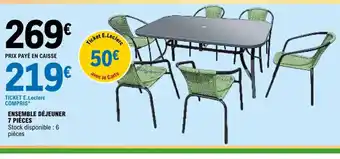 E.Leclerc ENSEMBLE DÉJEUNER offre