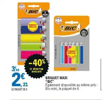 E.Leclerc Briquet Maxi offre