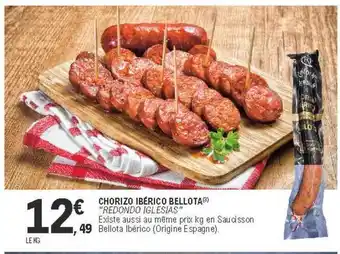 E.Leclerc Chorizo Ibérico Bellota offre