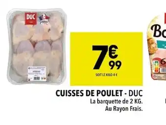 Supeco CUISSES DE POULET - DUC offre
