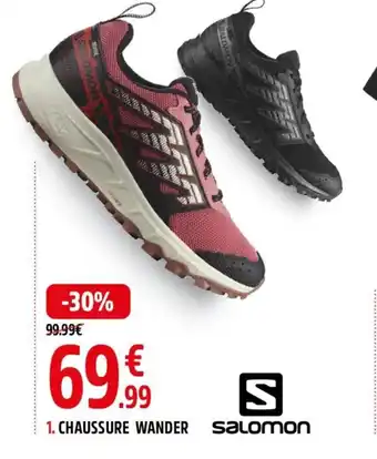 Intersport 1. CHAUSSURE WANDER Salomon offre