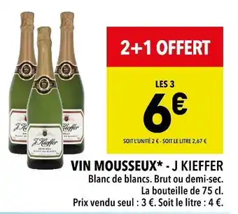 J kieffer vin mousseux