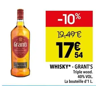 Grantâs whisky