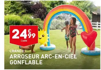 ALDI Crane arroseur arc-en-ciel gonflable offre