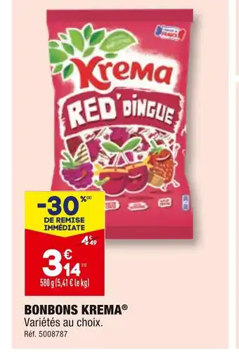 ALDI Krema bonbons offre