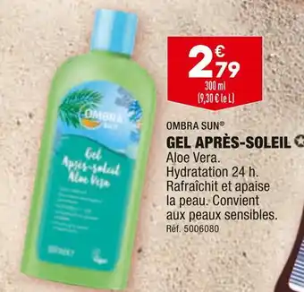 ALDI Ombra sun gel après-soleil offre