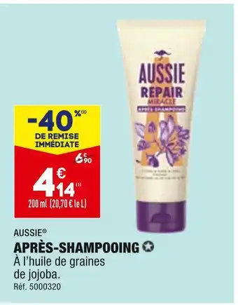 ALDI Aussie après-shampooing offre