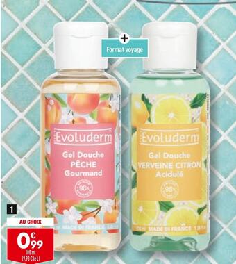 ALDI Evoluderm gel douche offre