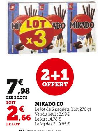 U Express Lu mikado offre