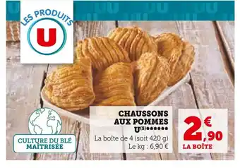 Super U U chaussons aux pommes offre
