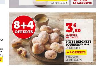 Super U P'tits beignets fourrés offre