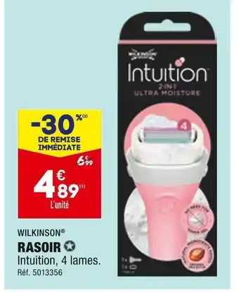 ALDI Wilkinson rasoir offre