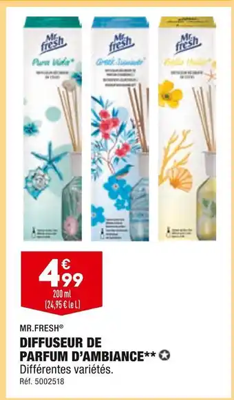ALDI Mr.fresh diffuseur de parfum d’ambiance offre