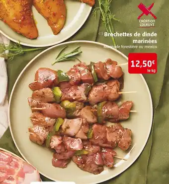 Colruyt Brochettes de dinde marinées offre