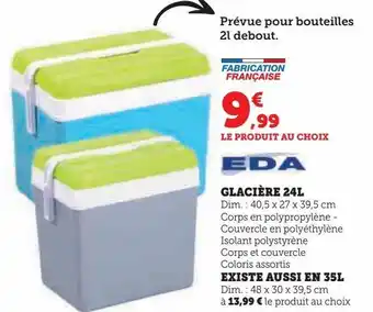 Super U Glacière 24l offre