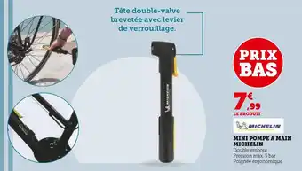 Michelin mini pompe a main