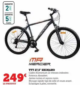 Vtt 27,5'' shimano
