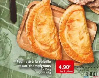 Colruyt Feuilleté à la volaille et aux champignons offre