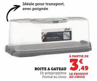 Boite a gateau